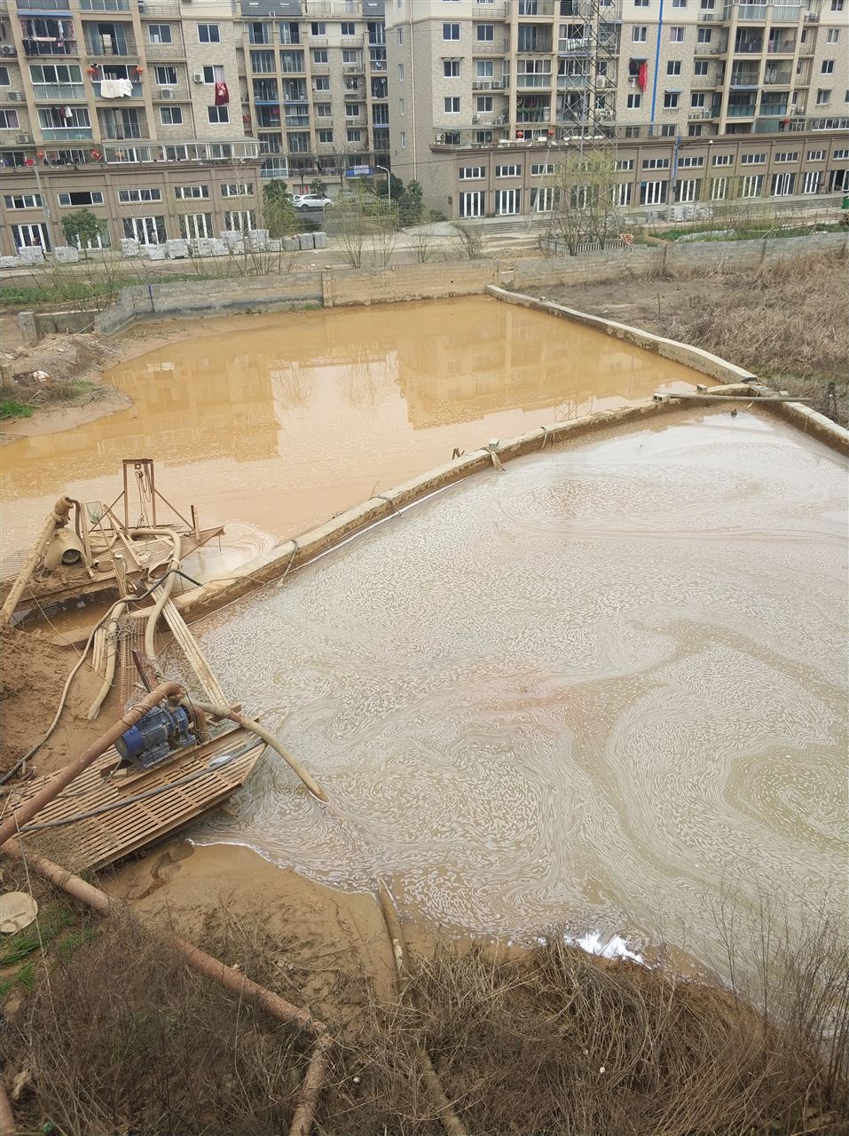 龙游沉淀池淤泥清理-厂区废水池淤泥清淤